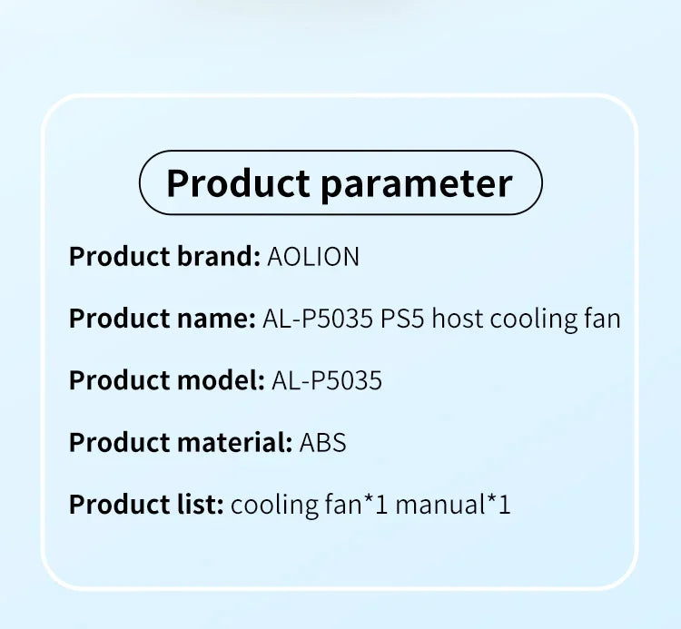 For PS5 Gaming Console Universal Cooling Fan PS5 Console Cooling Fan With LED Lights, Silent Noise Reduction Fan