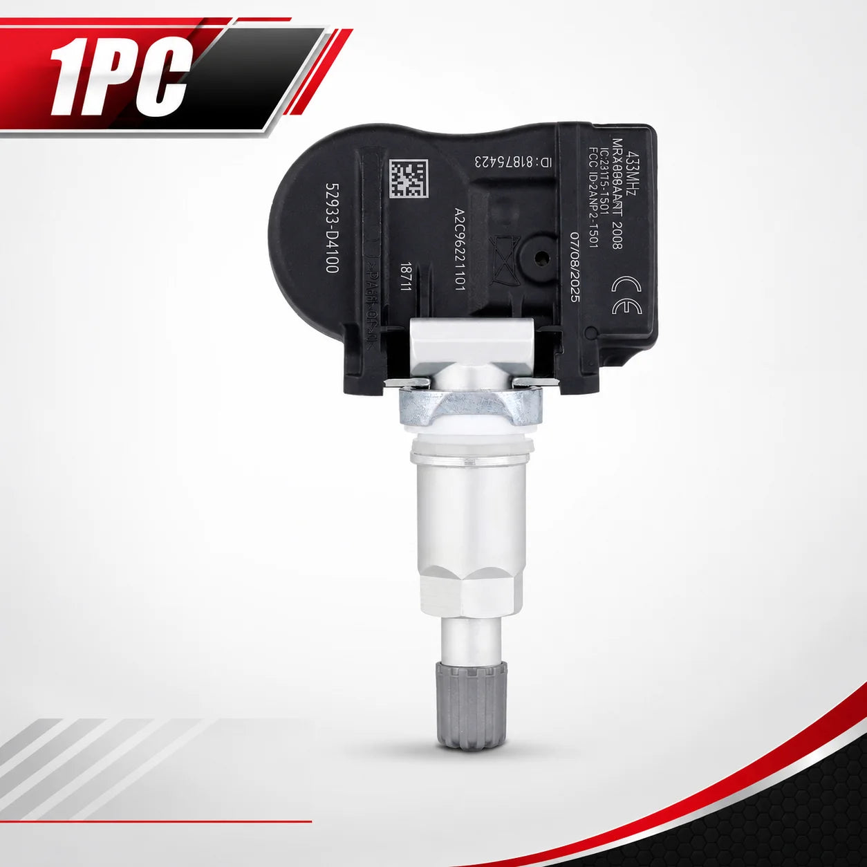 TPMS Sensor For Hyundai Elantra 2015-2020 433MHz 52933D4100 Tire Pressure Sensor