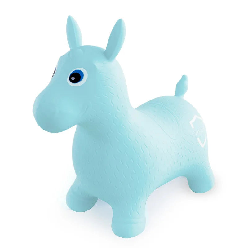Animal Inflatable Bouncy Horse Hopper Soft Vaulting Horse Bouncer PVC Jumping Leech Ride on Baby Play Toys Balance Training
