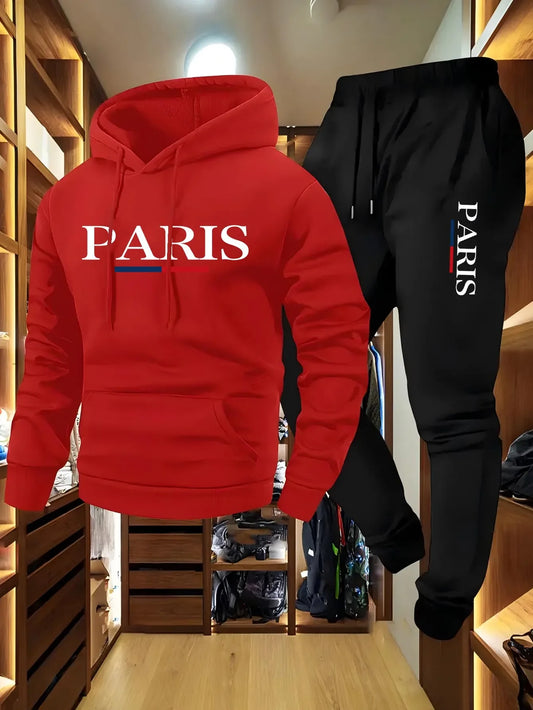 Fashion Men's Hoodie Gift 2-piece Set High Quality Men's Daily Leisure Sports Slow Running House Outdoor Hoodie