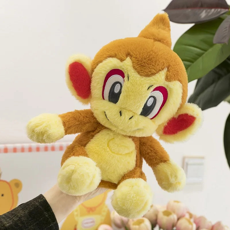 New 30/40cm Chimchar Pokemon Plush Toy Anime Figure Doll Cute Giant Pokémon Monkey Cartoon Stuffed Pillow Doll Holiday Xmas Gift