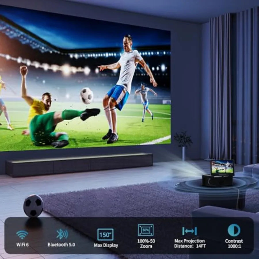 Small Smart TV Mini TV with 7-inch Touchscreen, Built in Apps, Support SD, WiFi, Bluetooth, USB, HDMI Input Kitchen TV Also As