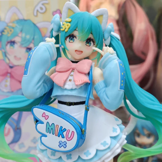 Genuine Original In Stock Taito Fancy Ver Hatsune Miku Fashion Figure Anime Action Figure Model Collection Figurine Toys Gifts