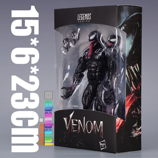 Venom Action Figure 7 Inch And Above Model Posable Superhero Spiderman Movie Character Collectible Toy Desktop Ornament For Fans