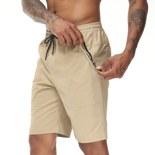 Summer Fitness Training Cargo Shorts, Men's Sweatpants Jogging Athletic Pants Tactical Casual Shorts Pants