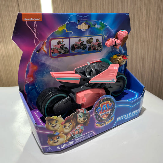 100% Original Paw Patrol Mighty Movie Liberty & Poms JR. Patrollers Rescue Figures Action Figure Birthday Christmas Gift