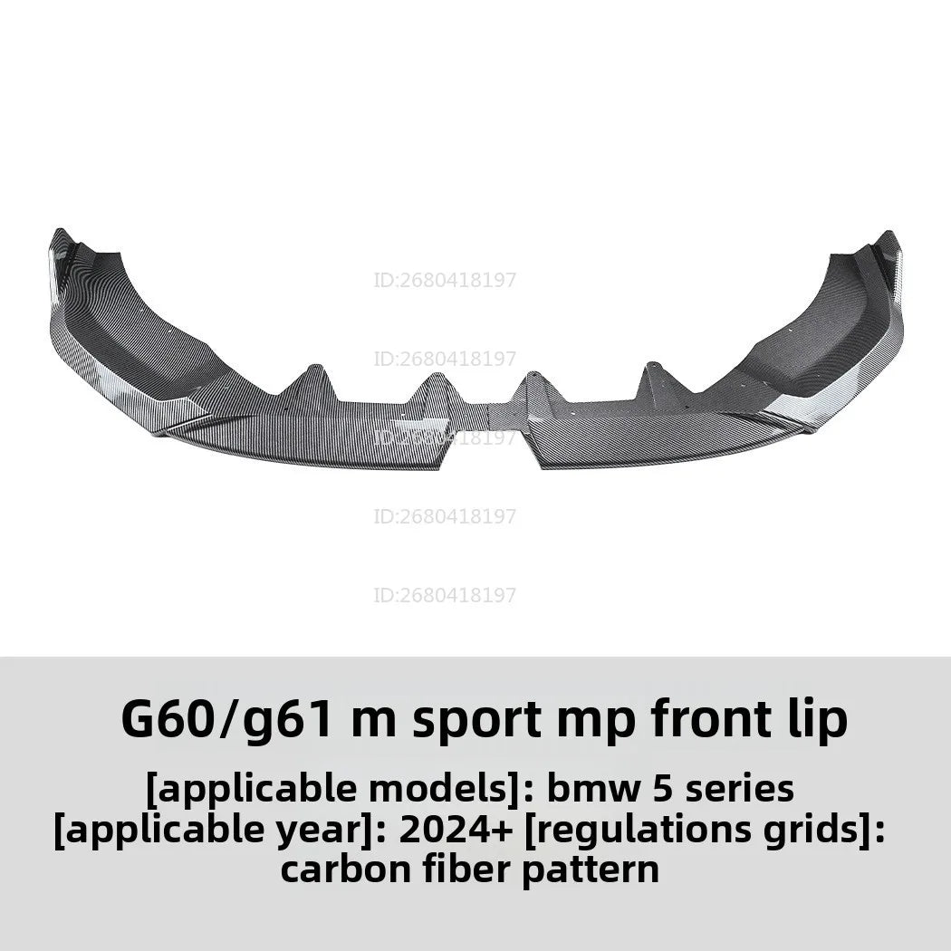 For BMW 5 Series Bmw I5 G60 G61 2024+ Mp Front Lip Front Shovel Spoiler Modification Accessories