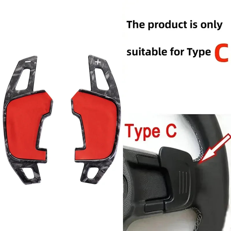 Car Steering Wheel Shift Paddle Shifter For Volkswagen VW GOLF GTI R GTD GTE MK7 7 POLO GTI Scirocco Tiguan Rline PASSAT T-ROC