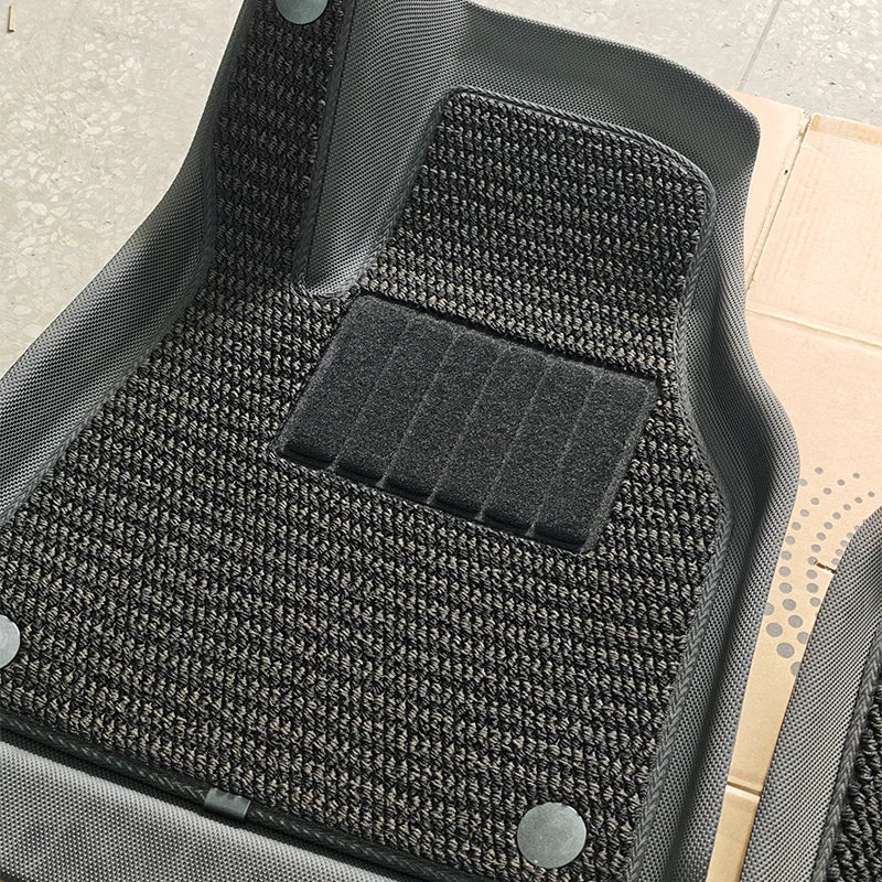Suitable for Tesla 2021-2024 Model Y Meniscus XPE Floor Mats (Right-Hand Drive, Large Panel with Pedals) Automotive Floor Mats