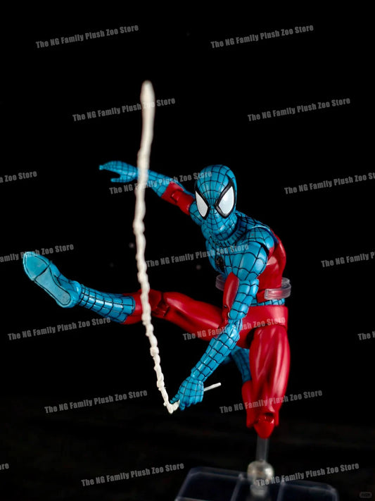 In Stock Ct Toys Spiderman Peter Parker Mafex 185 The Anazing Spider-Man Web Man Mafex 190 Anime Action Figure Model Gifts Toys