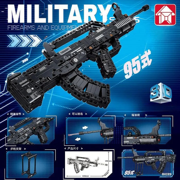 98K Building Blocks Gun Model, DIY Educational Assembly Toy, Creative Brick Set, Perfect Father’s Day Gift