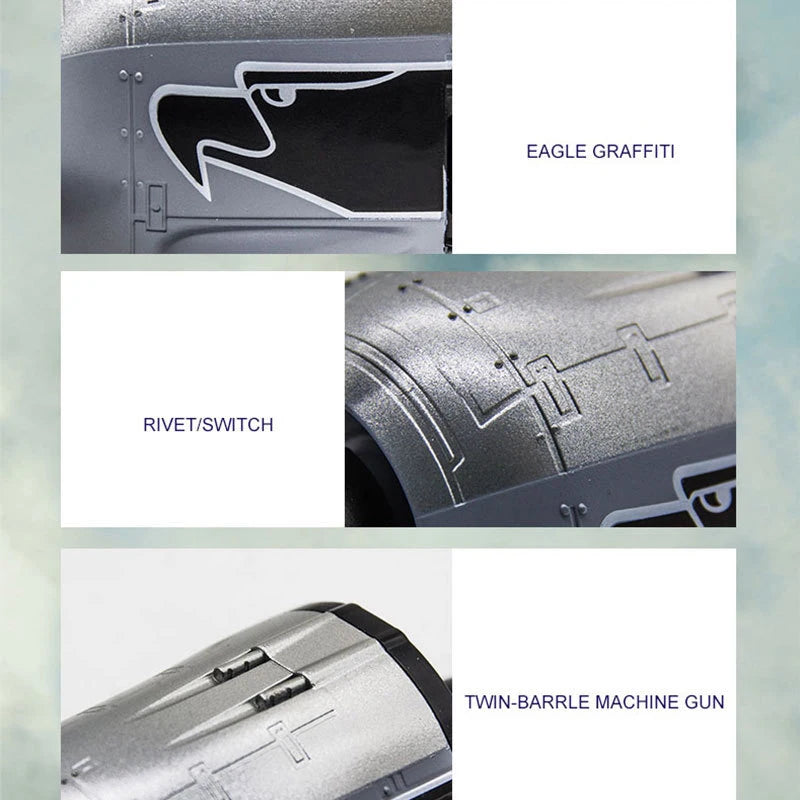 FW190 Rotating Propeller Plane Car Air Fresheners Vent Clip Ornament Decorations Accessories Perfume Fragrance Diffuser