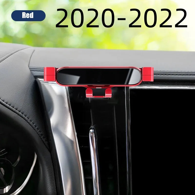 Car Phone Holder For Toyota Alphard 2015 - 2023 ANH30 Styling Bracket GPS Stand Rotatable Support Mobile Accessories