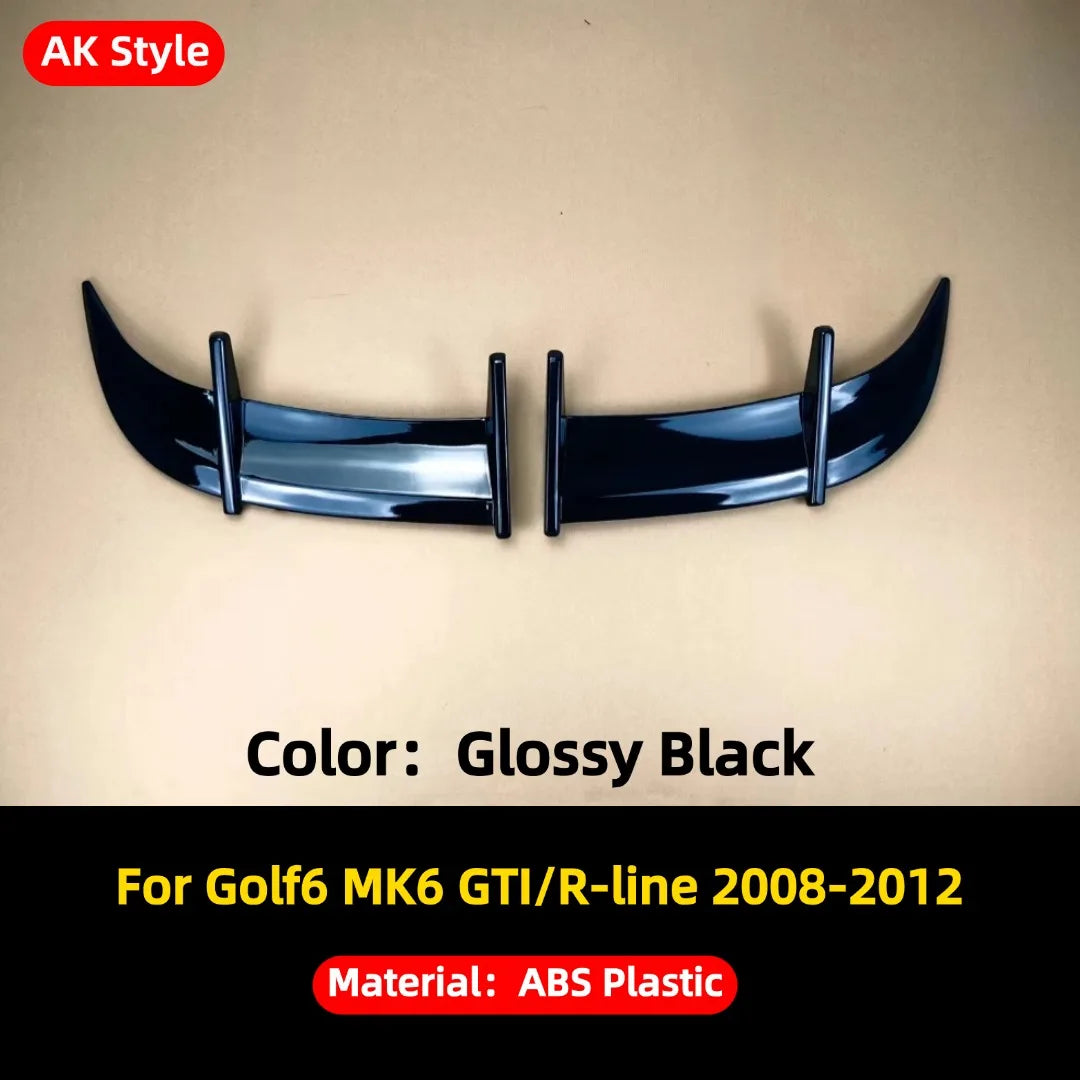 For Volkswagen VW Golf 6 MK6 GTI R line 2008-2012 Racing Rear Roof Wing Spoiler Trunk Lip Tail Trim Styling Tuning Accessories