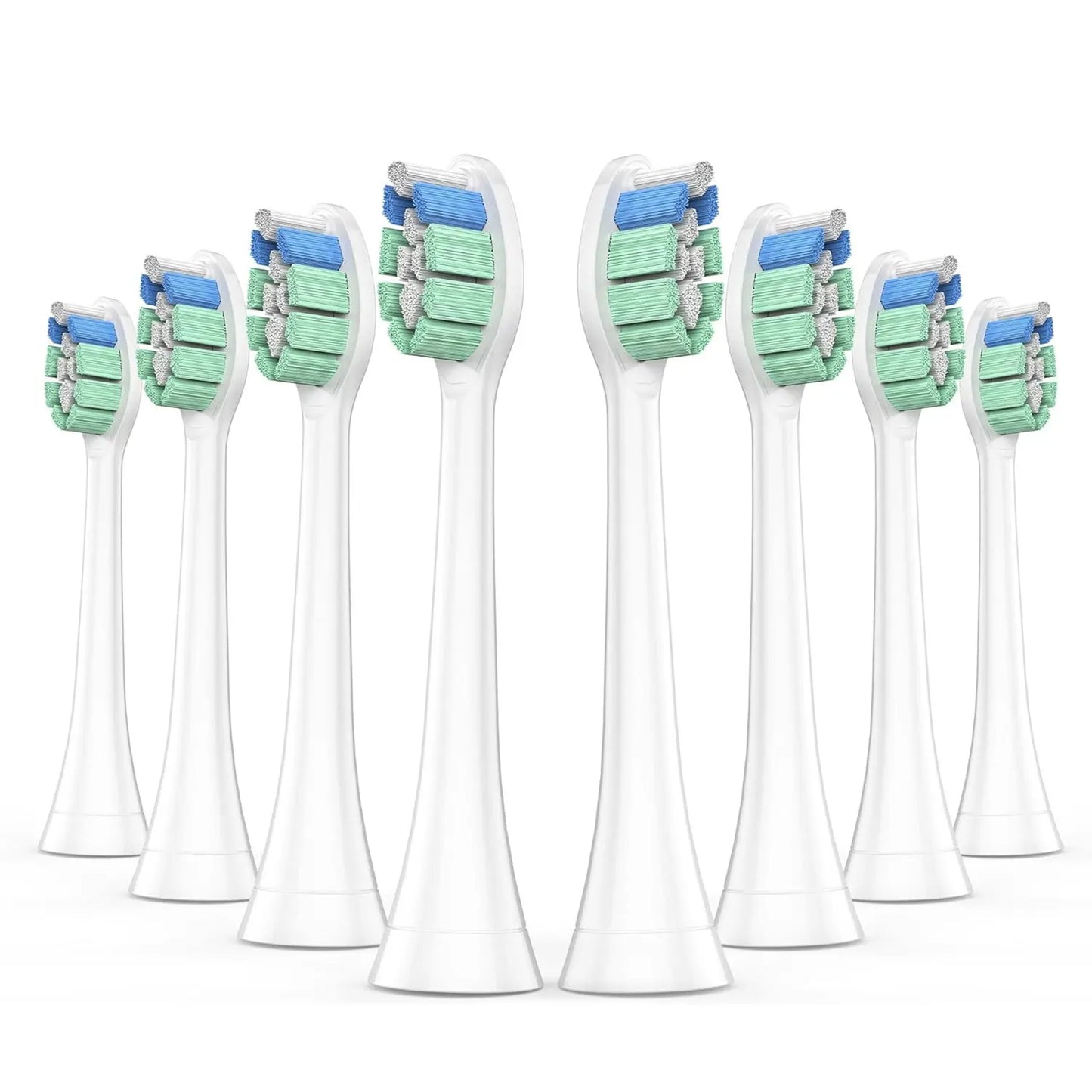 4/8pcs Replacement Brush Heads Compatible with Philips Sonicare Electric Toothbrush Brush Head for 2100 4100 5100 6100 7300 9000