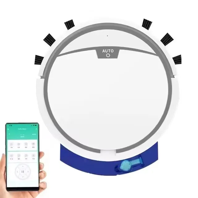 Household Automatic App Control Smart Vacuum Cleaner Robot Wet Dry Floor Sweep 2800PA Suction Quiet Mopping Cleaning Machine
