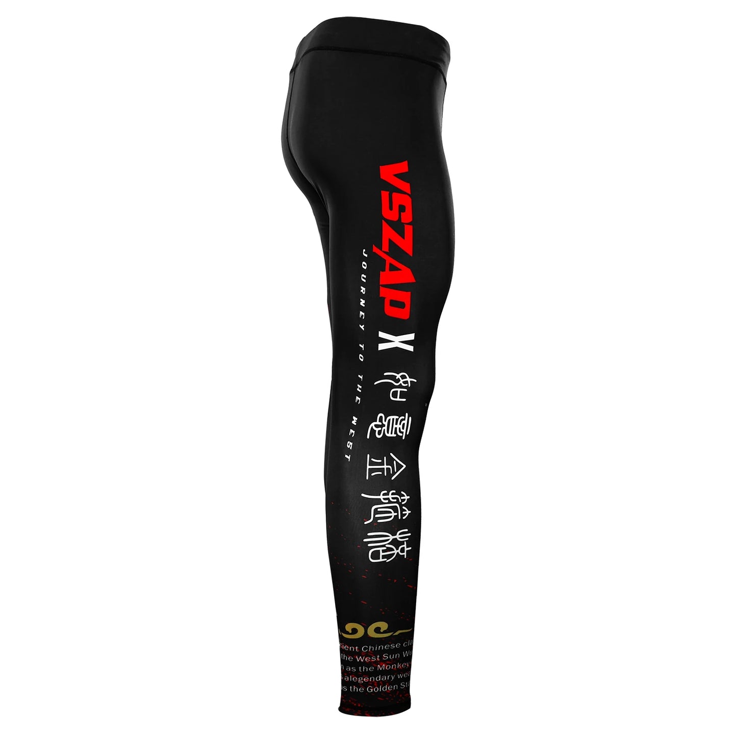 VSZAP Jiu-Jitsu Boxing Fighting Martial Arts Sports Skinny Trousers Men's Casual Dragon Pattern Quick-Drying Suit