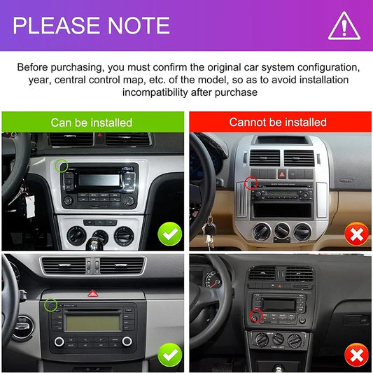 9" 4GB+64GB For VW Scirocco 2008-2015 Car Radio 2DIN Google Map Head Unit GPS Android Auto Stereo Steering Wheel Control