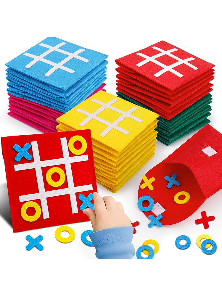 10-40pcs Tic Tac Toe Strategic Board Game for Kids, Birthday Party Favors Bulk for Kids Goodie Treat Bag Christmas Stockin