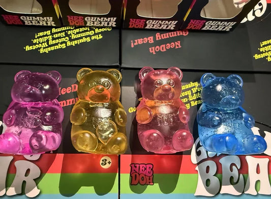 Schylling Nee doh Maltose Cute Bear Maltose Squeeze Toy Dough Colorful Sensory Toy Creative Item Desk Decoration Stress Relief