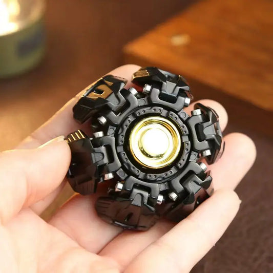 Open Armor Linkage Ancient Iron Fidget Spinner, Hand Spinner EDC Stress Relief Toy, ADHD Anti-Anxiety Toy Adults Gifts