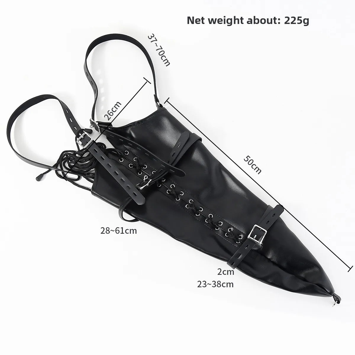 BDSM Leather Single Arm Restraint Sleeve Bondage Slave Straightjacket Men Women Adult Sex Toy Role Play Fetish Gear Tools