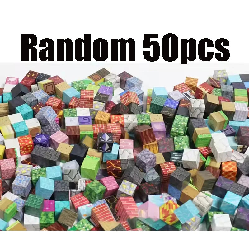 10-500PCS Magnetic Building Blocks Magnet Set Bricks Mini World STEM Construction DIY Educational Toys For Kids Birthday Gifts
