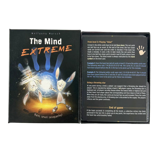 1/3/5/10 PCS The Mind Extreme Card Game Party Puzzle Board Game Team Experience Interactive Game Deck Wholesale