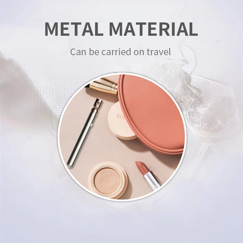 Necklace Bullet Vibrators Rechargeable Portable Stainless Steel Sliver Vibrating Pendant Massager Discreet Sex Toys For Women