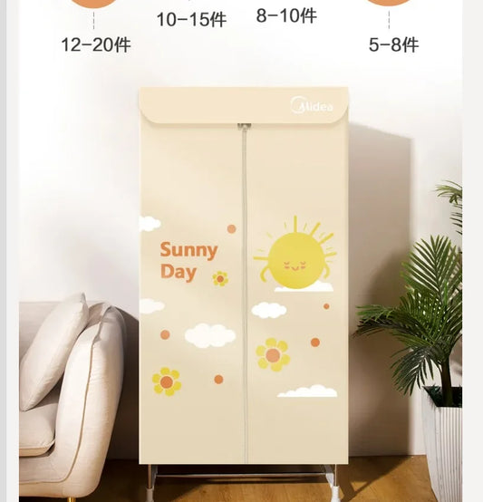 220V Midea Dryer Machine Home Use Large Capacity High Power Clothes Dryer for Family BCW