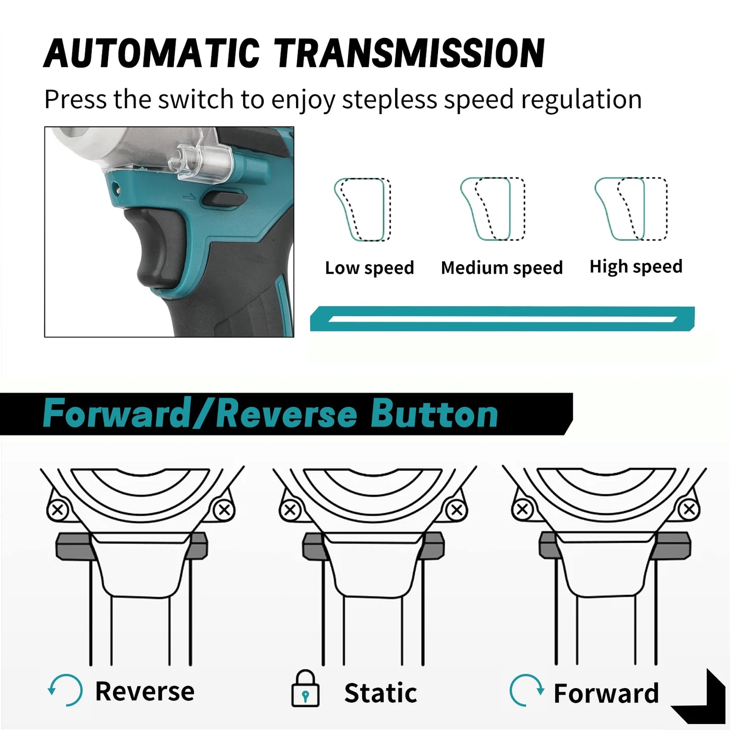 Makita DTW285 Low-Vibration Brushless Wrench For Steel Structure Installation And Factory Equipment Assembly Power Tools