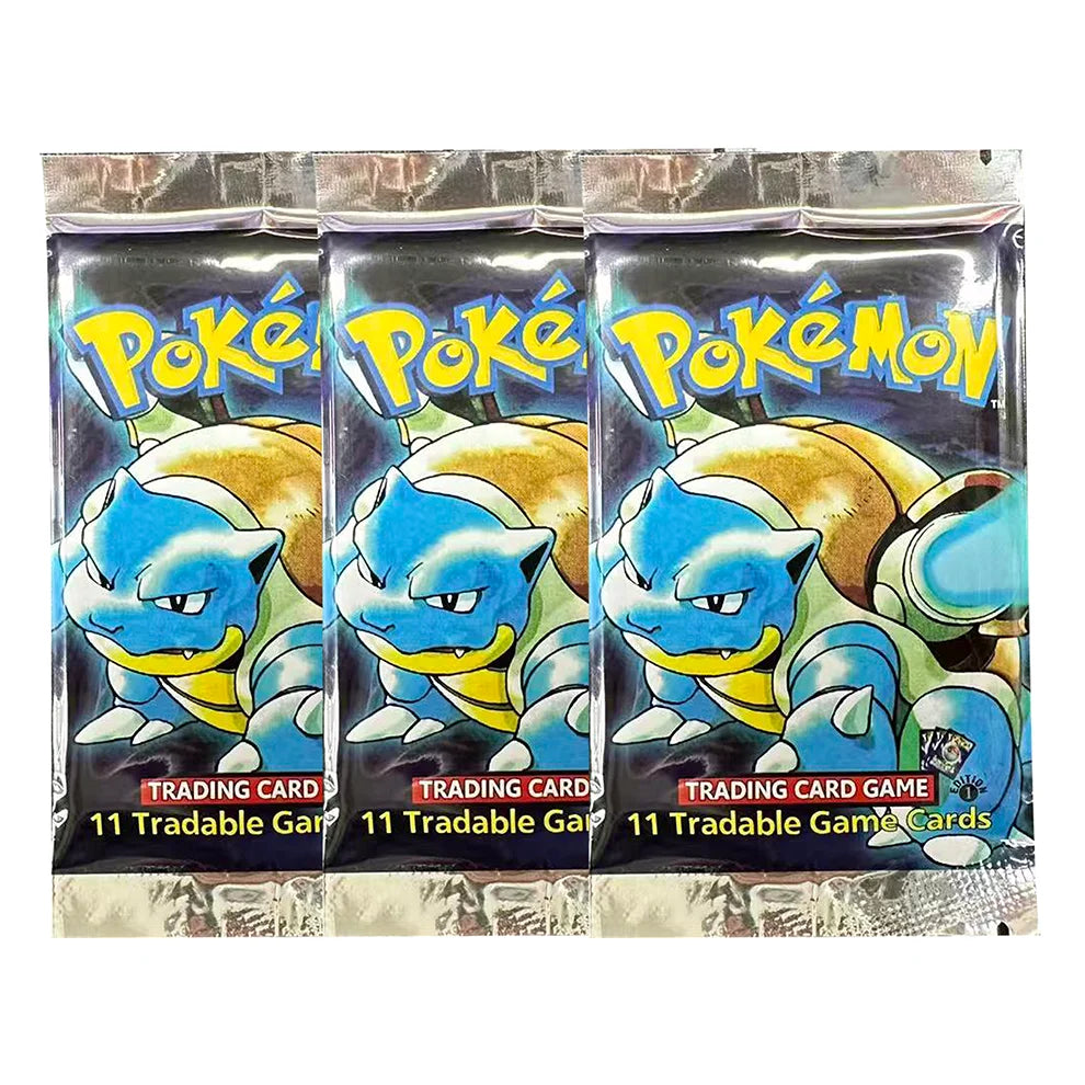 Base Set 1st Edition Shadowless Booster Box Pokemon Cards PTCG Proxy Classic Anime Collection Card 1Set 36 Packs 1Pack/11Card