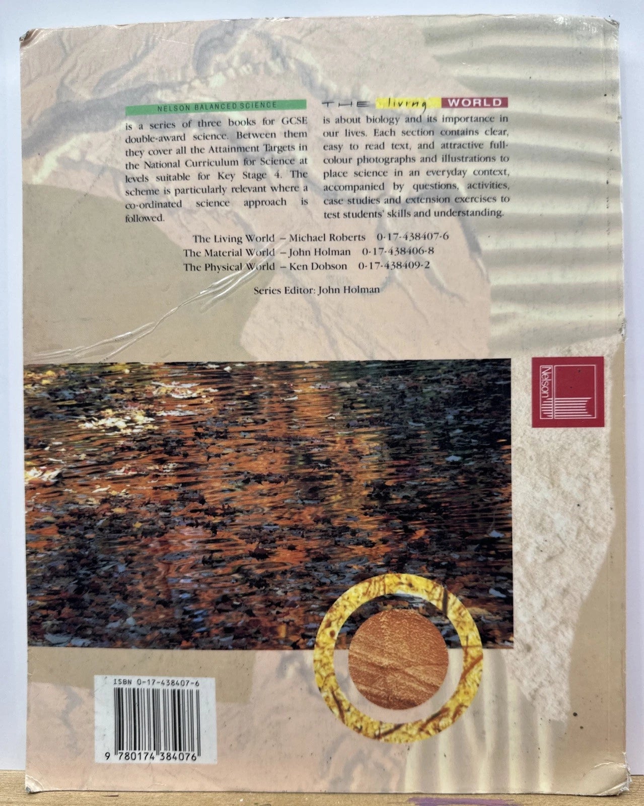 The Living World : Micheal Roberts Book In OK Condition