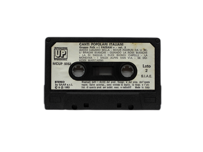 Canti Popolari Italiani Gruppo Folk I Paesani Vol. 2 Cassette Tape Up Internatio