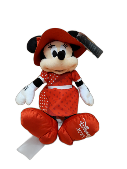 Disney Minnie Mouse Plush Doll Red Dress and Hat