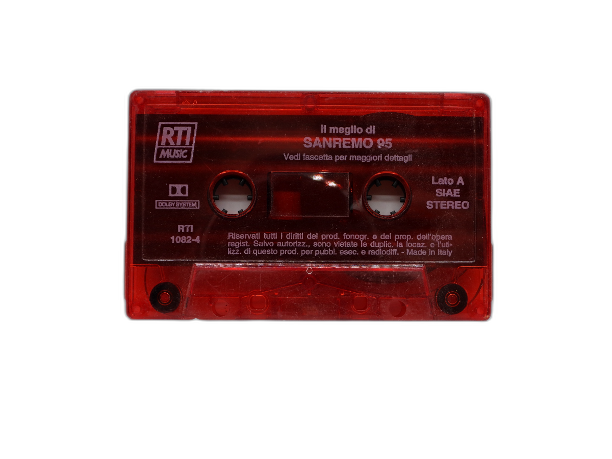 Il Meglio Di Sanremo 95 Music Cassette Rti Music