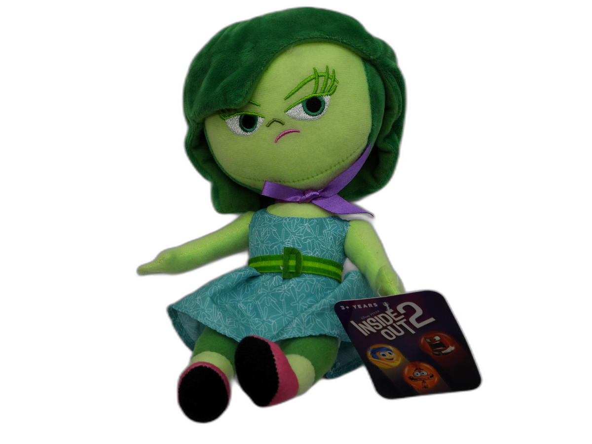 Inside Out 2 Disgust Plush Toy 20cm Disney Pixar Hunter Leisure