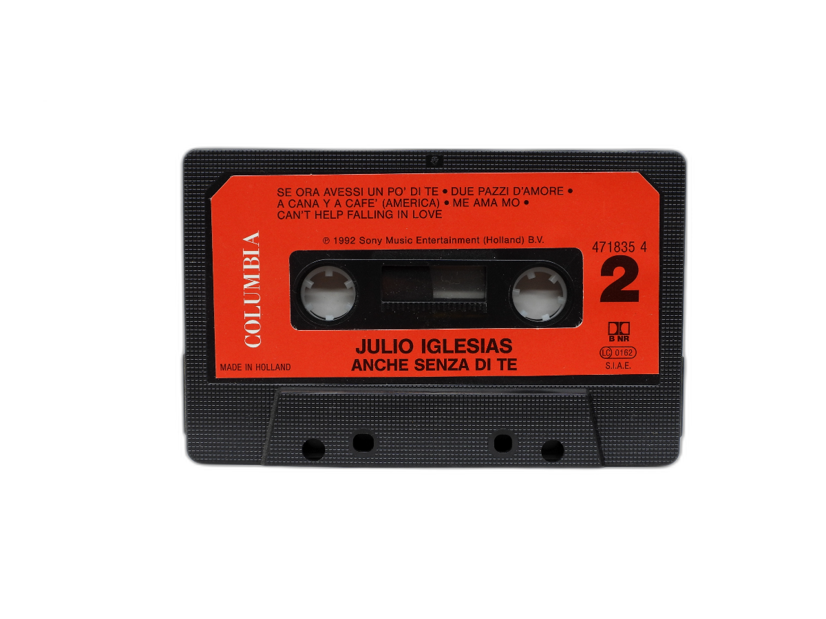 Julio Iglesias Anche Senza Di Te Cassette Tape Columbia