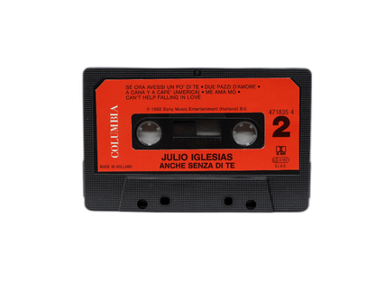 Julio Iglesias Anche Senza Di Te Cassette Tape Columbia