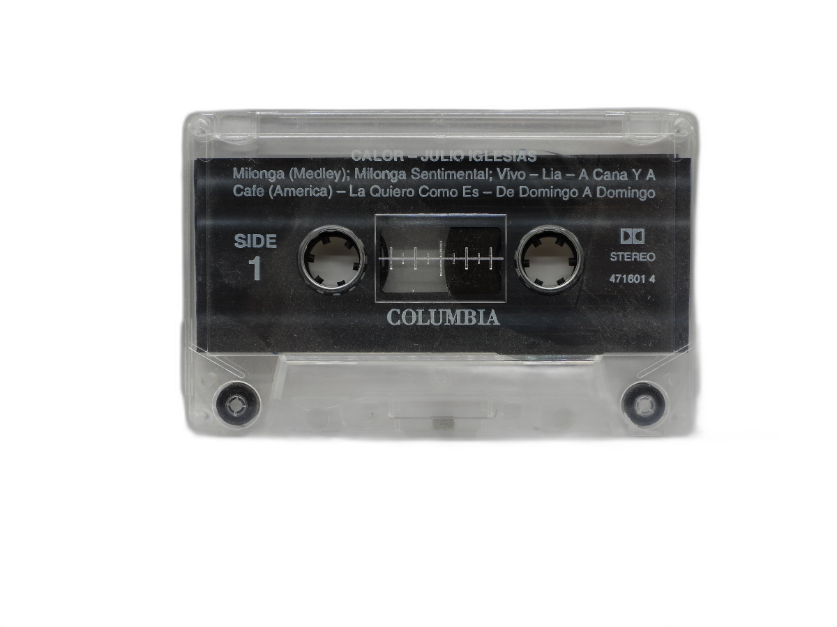 Julio Iglesias Calor Cassette Tape Columbia