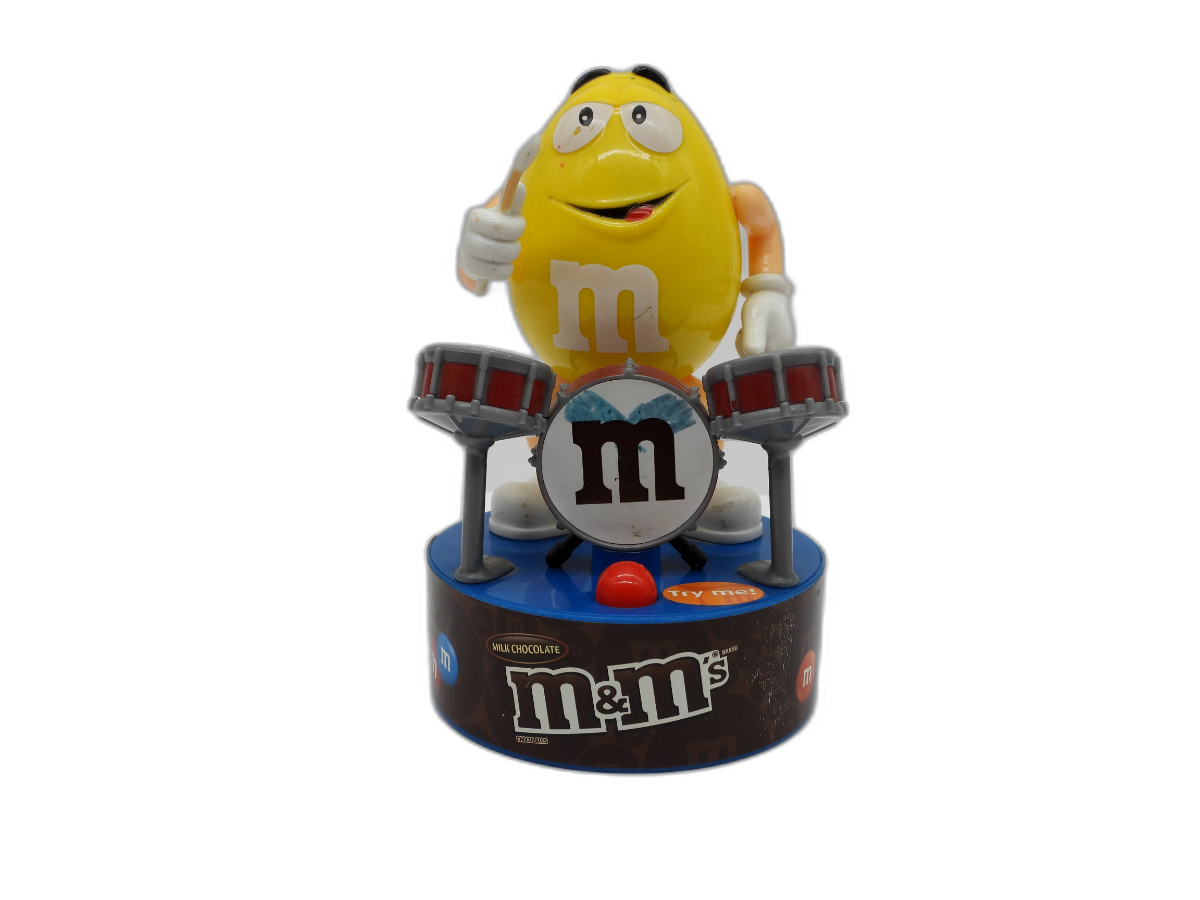 M&m's Yellow Drum Playing Figure