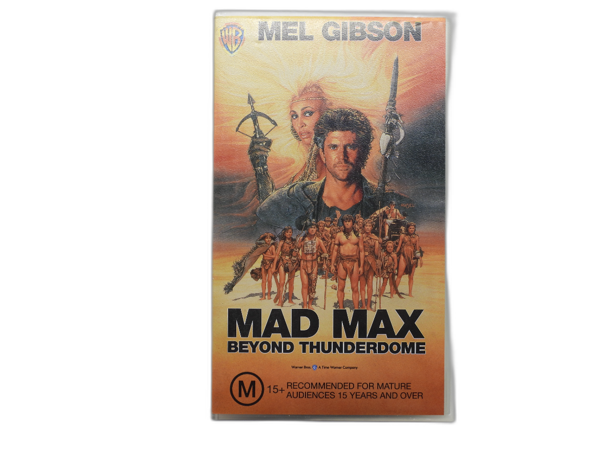 Mad Max Beyond Thunderdome Vhs Tape Mel Gibson Warner Bros