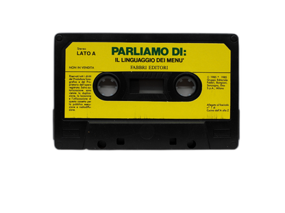 Parliamo Di Il Linguaggio Dei Menu' Italian Audio Cassette Fabbri Editori
