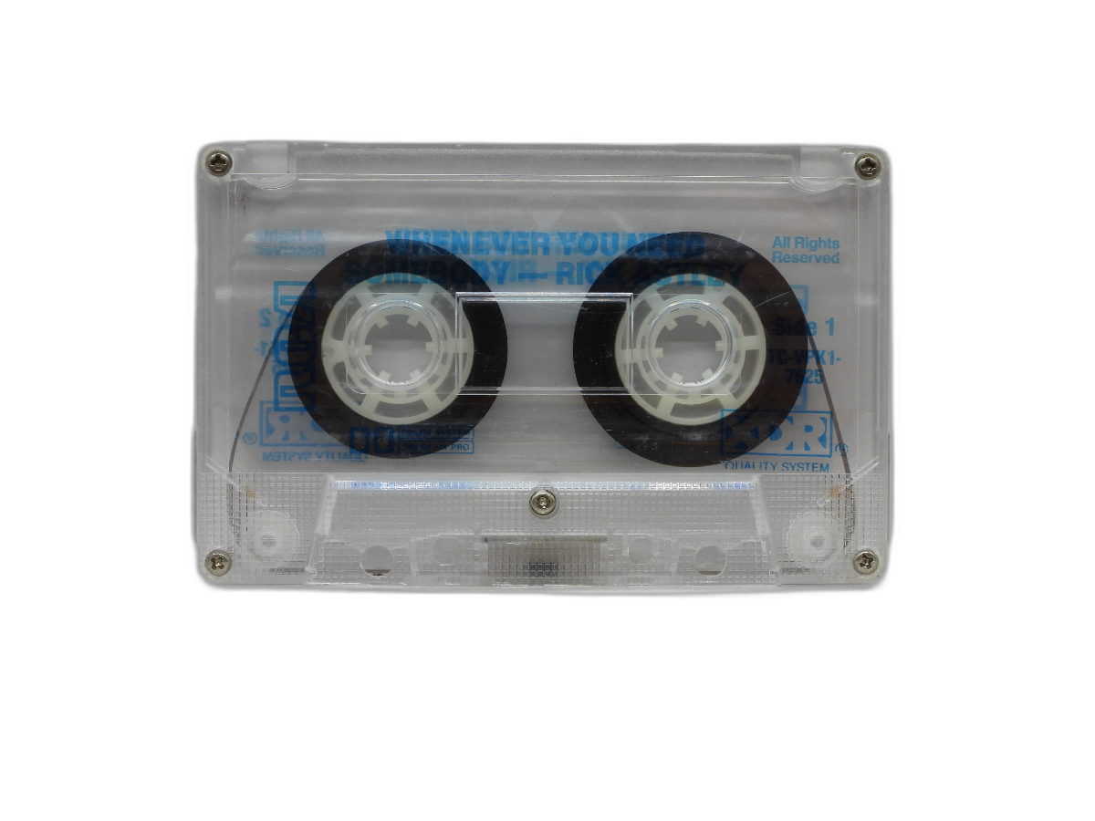 Rick Astley Whenever You Need Somebody Cassette Tape