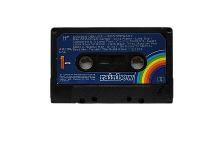 Rod Stewart Double Deluxe Cassette Tape Rainbow