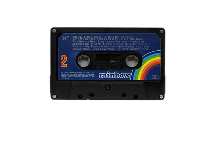 Shirley Bassey Double Deluxe Music Cassette Rainbow