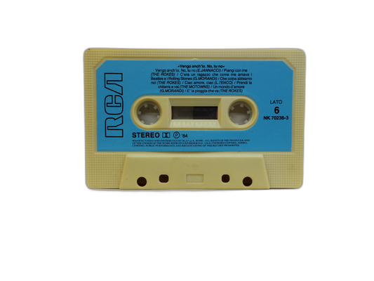 Rca Vengo Anch'io No Tu No / Non È Facile Avere 18 Anni Music Cassette 1984