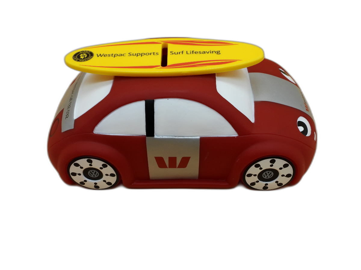 Westpac Surf Lifesaving Car Shaped Money Box