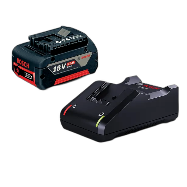 Bosch 18v 5.0ah Li Ion Battery and Charger Kit Gal1880cv