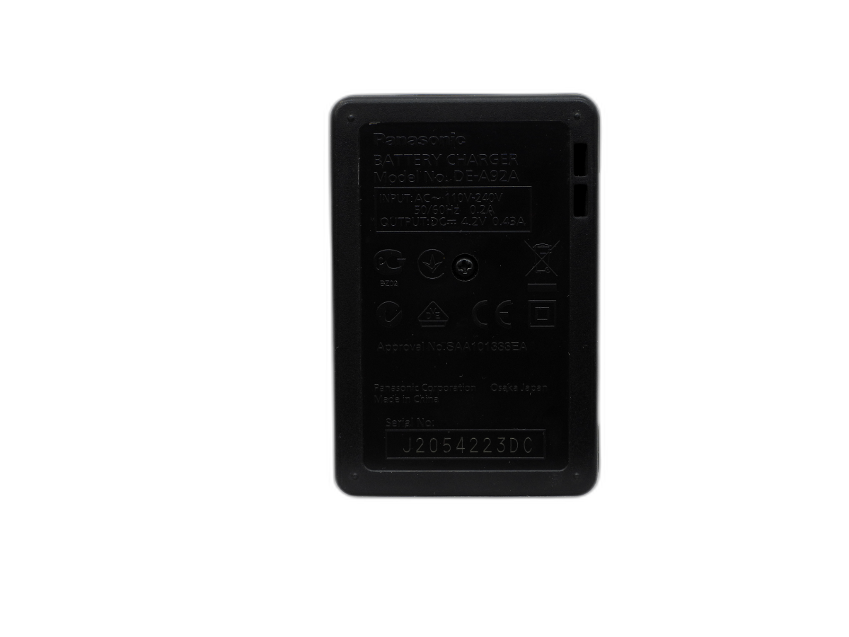 Panasonic Lumix De A92 Battery Charger